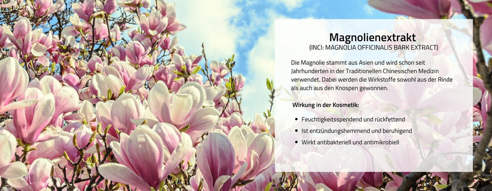 GREY Berlin Naturkosmetik Inhaltsstoff Magnolien