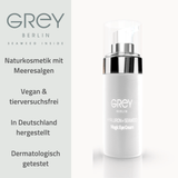 GREY Berlin Augencreme: Naturkosmetik aus Meeresalgen, vegan und tierversuchsfrei, in Deutschland hergestellt, dermatologisch getestet